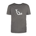 T-shirt, &quot;Clamp&quot;, grey, M